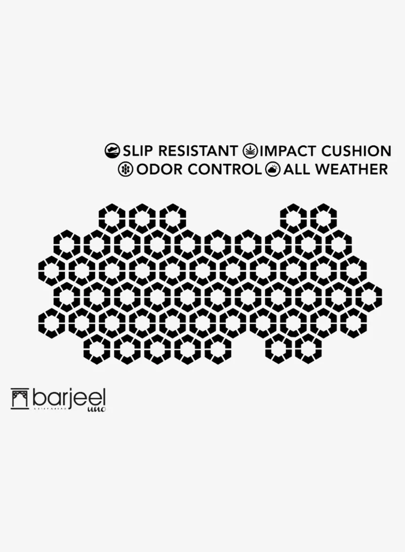 barjeel uno 008-3755 Barjeel Uno Mens Casual Slip in Shoes 689-004 Black